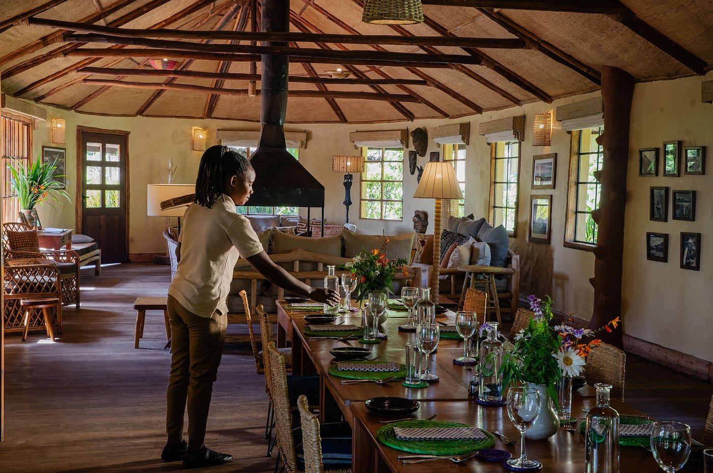 Dining at Mount Gahinga Lodge – Luxury Gorilla Trekking Lodges in Uganda