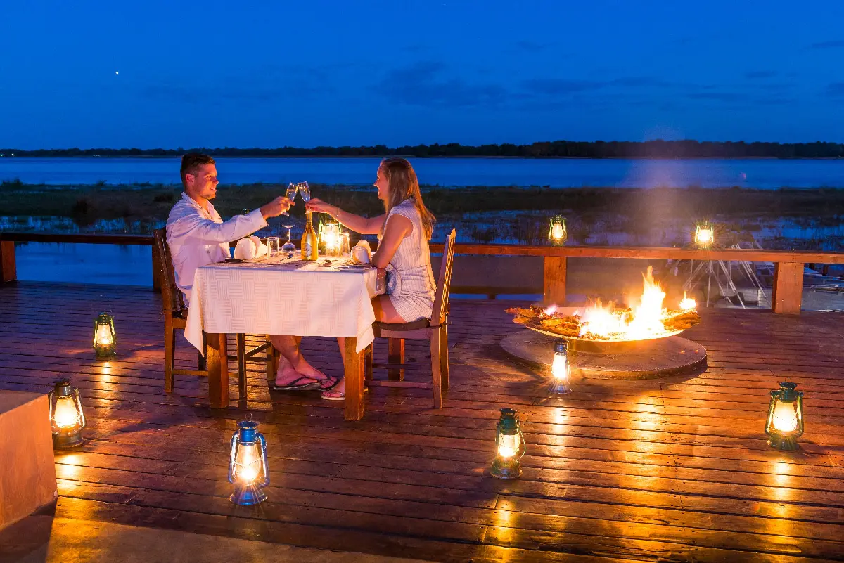Light Dinner at Lake Kivu Honeymoon Holidays