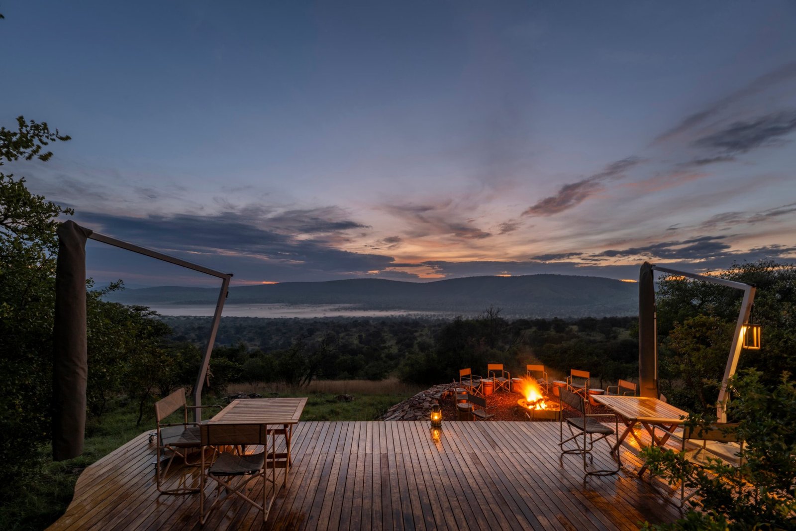 Karenge Bush Camp Fire Area