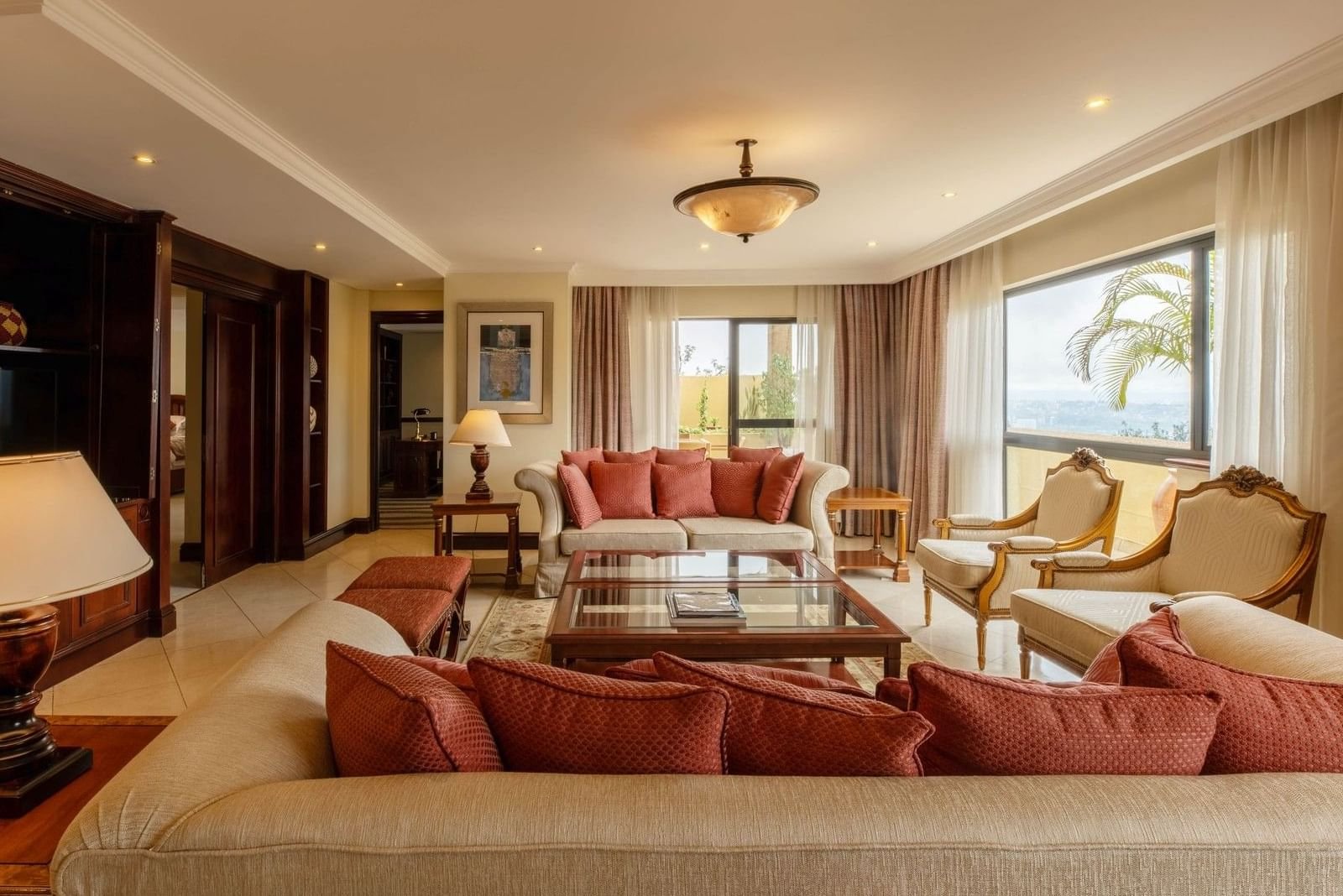 Booking your stay at Kigali Serena Hotel with Jovana Gorilla Safaris ensures a seamless luxury travel experience from the moment you arrive in Rwanda. As specialists in tailor-made Rwanda safaris, we arrange every aspect of your journey, allowing you to enjoy the comfort and elegance of Rwanda's premier five-star hotel while we take care of all travel logistics.
