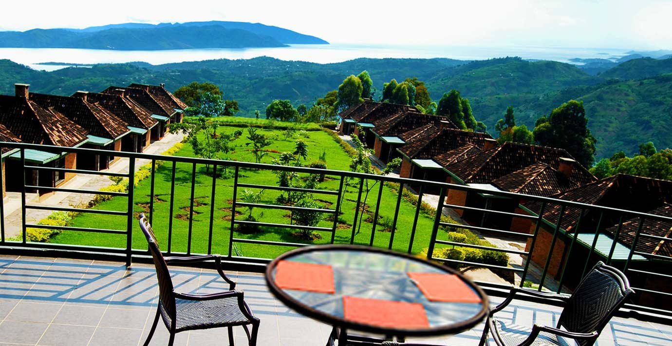 Nyungwe Top View Hill Hotel enjoys an exceptional location near Nyungwe Forest National Park, one of Africa's oldest tropical rainforests and Rwanda's premier destination for chimpanzee trekking, birdwatching, and rainforest exploration. Positioned high on a scenic hillside, the hotel overlooks vast expanses of ancient forest, rolling tea plantations, picturesque valleys, and distant mountain ranges, creating one of the most spectacular viewpoints in the country.