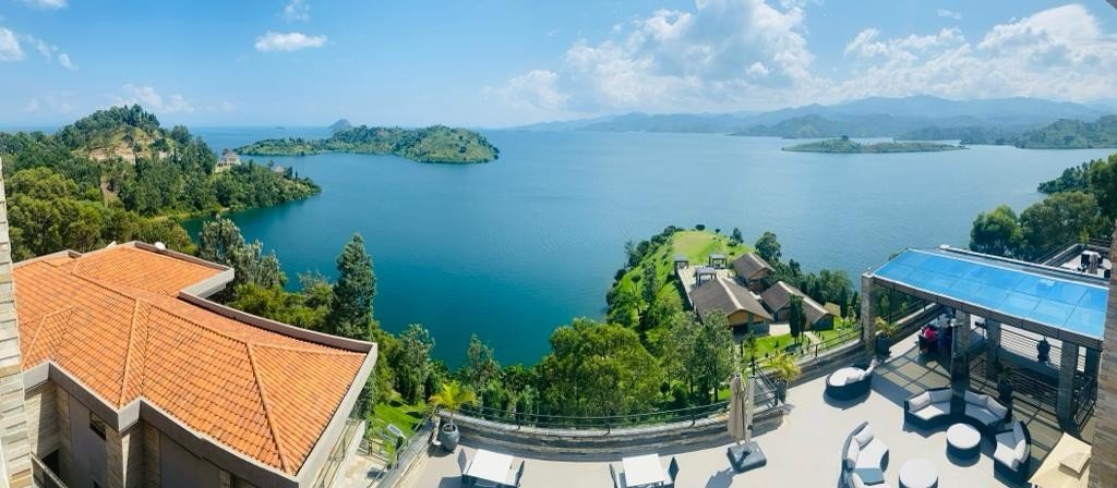 Relaxation Area at Cleo Lake Kivu Hotel