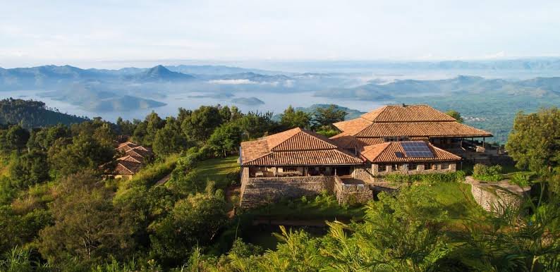 Virunga Lodge Aerial View